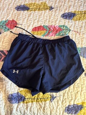 Under Armour Women's Navy Blue Athletic Shorts